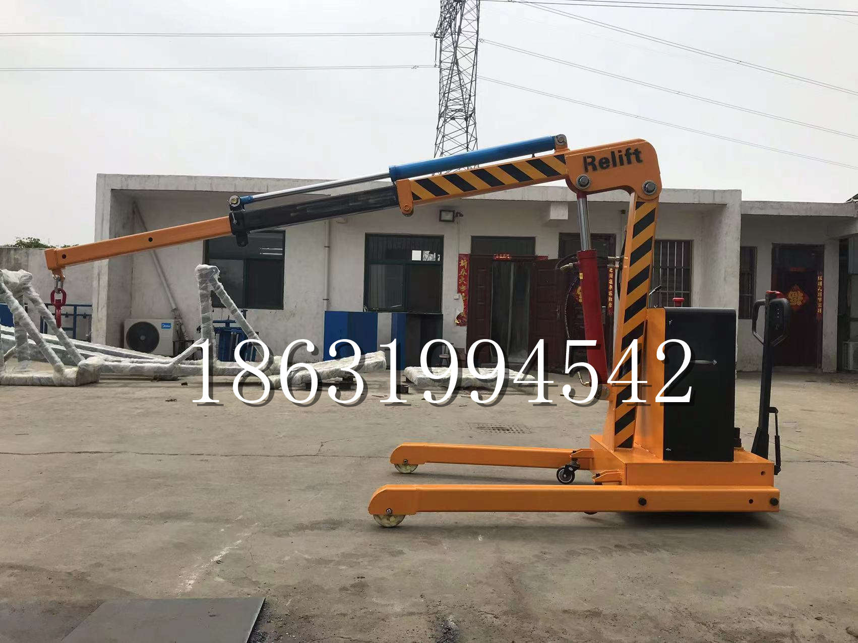 赞皇县久征定做3吨三轮随车吊 农用园林绿化移树吊 平板工程用小吊机