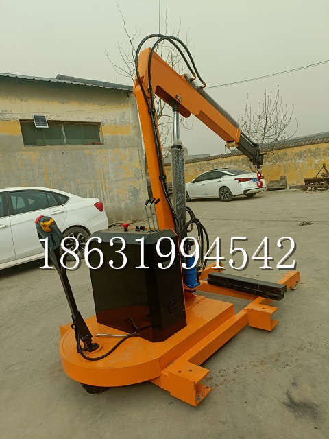 赞皇县自卸车厢随车吊 自制轮式四不像起重机 四驱平板吊 5吨 贵盛